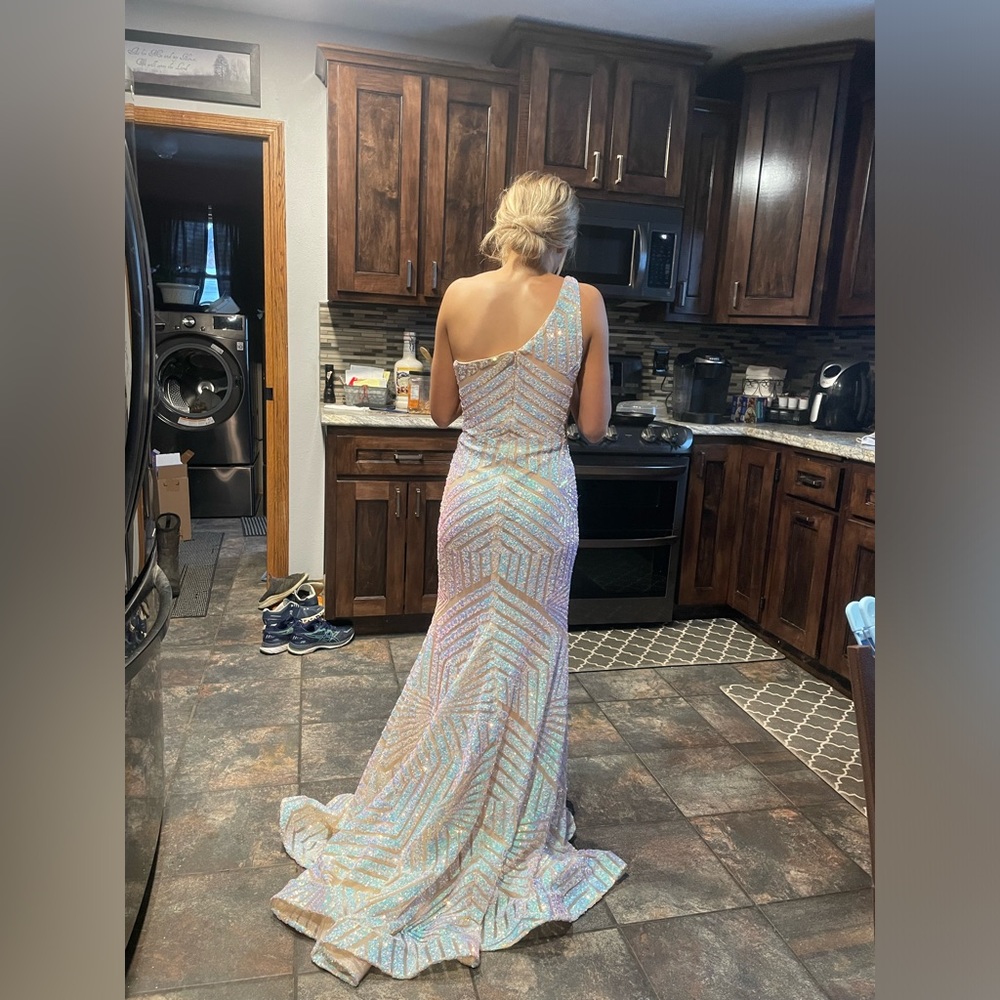 Jovani One Shoulder Prom Dress